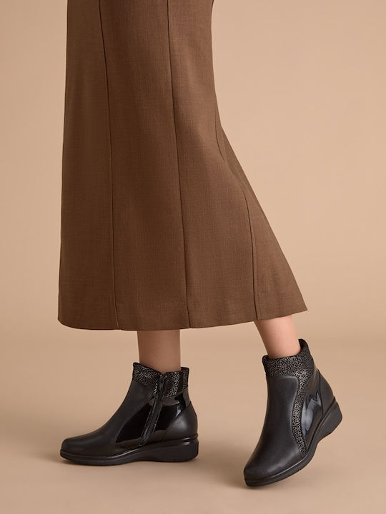 Stiefeletten Damen Schwarz