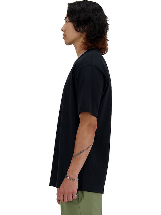 Athletics Αθλητικό T-shirt Μαυρο
