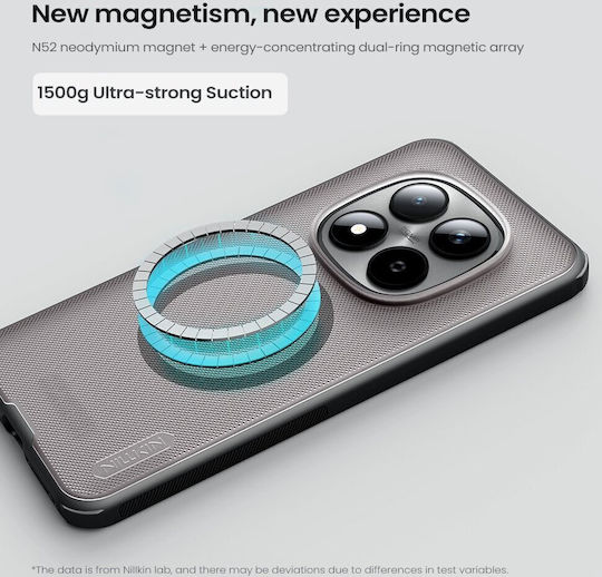 Nillkin Super Frosted PRO Magnetische Rückseite Kunststoff / Silikon Transparent (Redmi Note 15 Pro+ / Poco M8 Pro)