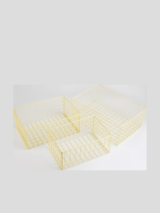 Butlers Кошница за съхранение Жълт 30x20см 1бр