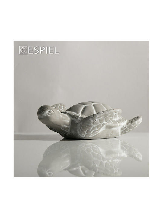 Espiel Decorative Turtle made of Ceramic 19x15x5.5cm 1pcs