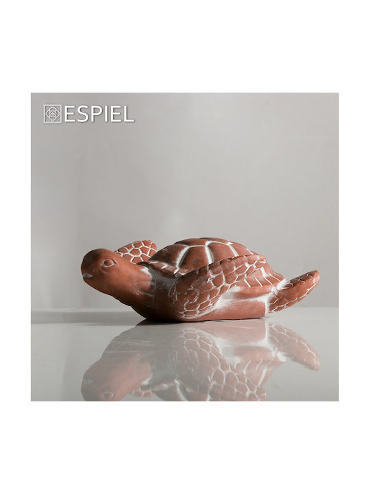 Espiel Decorative Turtle made of Ceramic 19x15x5.5cm 1pcs