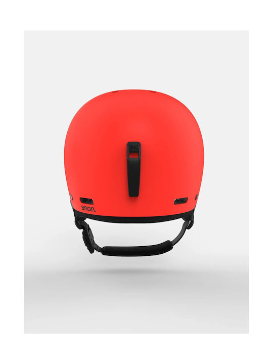Anon Rime 3 Kinder Ski & Snowboard Helm in Rot Farbe