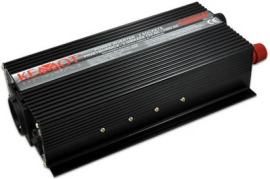Kemot Car Inverter Modified Sinewave 1000W to Converter 12V DC in 230V AC