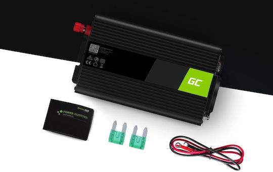 Green Cell Inverter Αυτοκινήτου 500W για 12V DC με 1xUSB