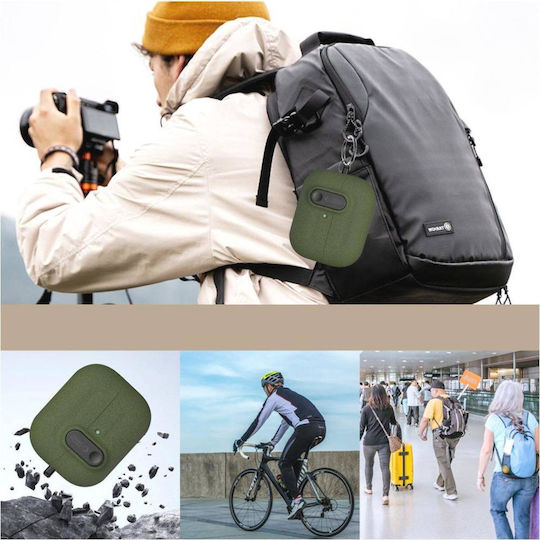 Tech-Protect Slim Hook Hülle Kunststoff mit Haken in Grün Farbe für Samsung Galaxy Buds 3 / 3 FE / 3 Pro
