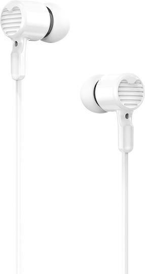 XO EP84 In-ear Handsfree Headphones with Connector USB-C White