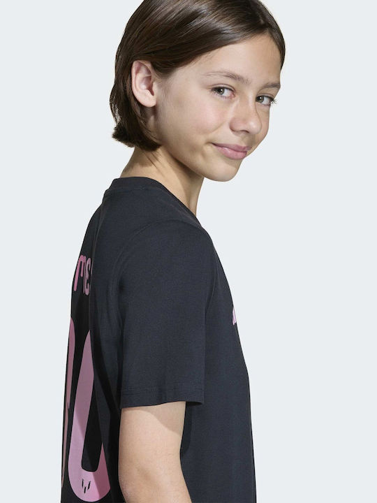 Kinder-T-Shirt Schwarz Messi