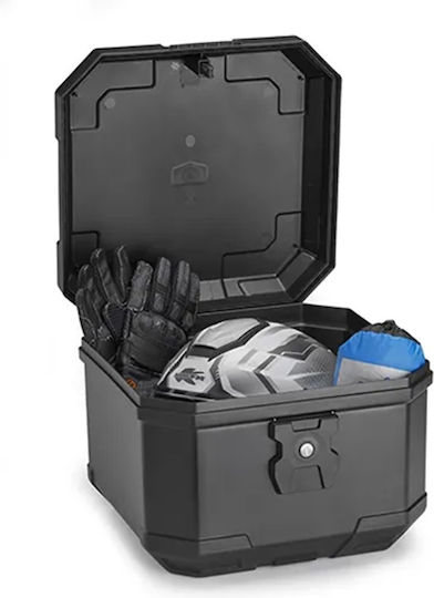 Kappa Moto Μπαγκαζιέρα Μοτοσυκλέτας Monolock 37lt Μαύρη