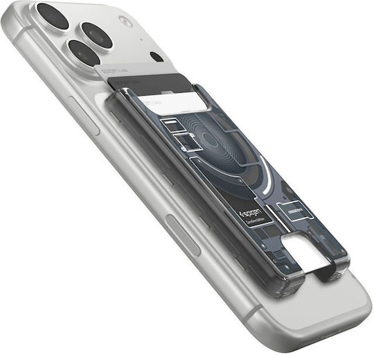Spigen MagSafe Калъф за карти Ultra Hybrid Wallet в Черен цвят