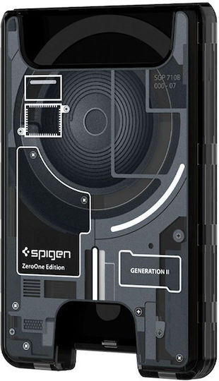 Spigen MagSafe Калъф за карти Ultra Hybrid Wallet в Черен цвят