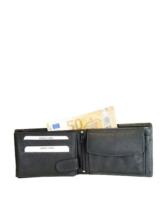 Дървено Мъжко Портмоне За Карти С RFID Черно