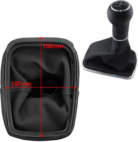Buton schimbător 5 viteze cu mâner pentru Seat Ibiza Volkswagen Magazin online de golf / Polo 1991 1999 Negru