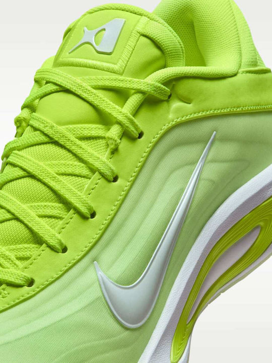 A'One Lem And Lime Low Basketball Shoes Volt Barely Volt White