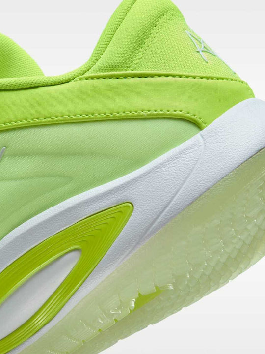 A'One Lem And Lime Low Basketball Shoes Volt Barely Volt White