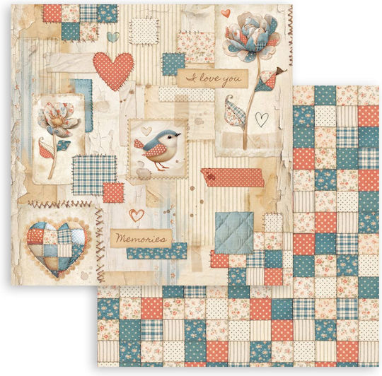 Хартиени Скрапбукинг Листа 10 Бройки 30.5×30.5см Stamperia Family