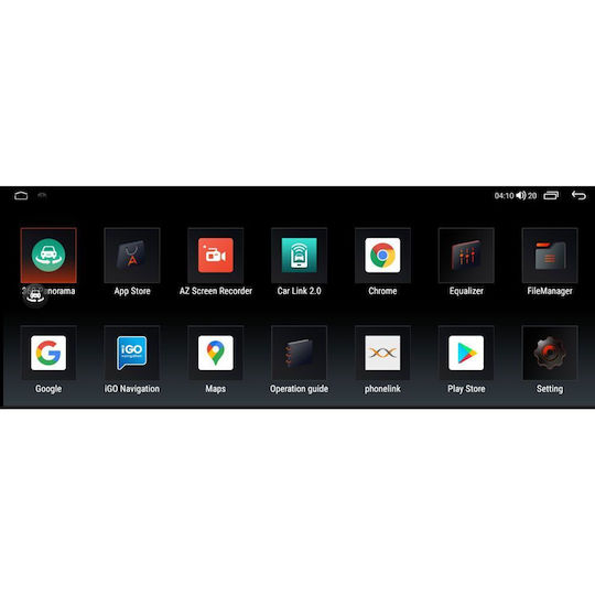 Lenovo Автомобилна Аудио Система (Блутут/USB/WiFi/GPS/Apple-Carplay/Android-Auto) с Тъчскрийн 10.33"