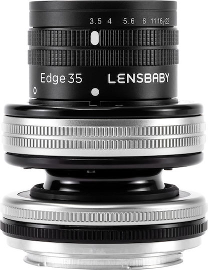 Lensbaby Voller Rahmen Kameraobjektiv Composer Pro II with Edge 35 Optic Standard / Tilt-Shift für Canon EF Mount Black