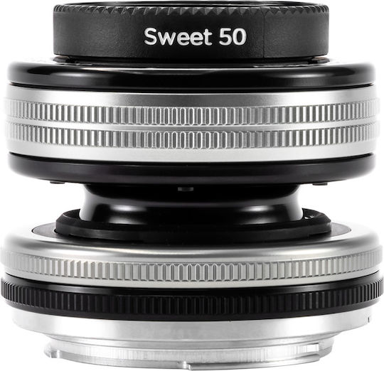 Lensbaby Пълен кадър Фотообектив Composer Pro II with Sweet 50 Optic Стандартен / Преместване по наклон за Канон РФ Монтаж Черен
