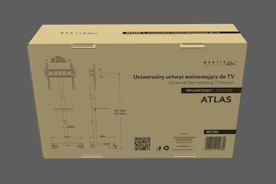 Montis MT191 Стойка за телевизор Стенен до 35кг
