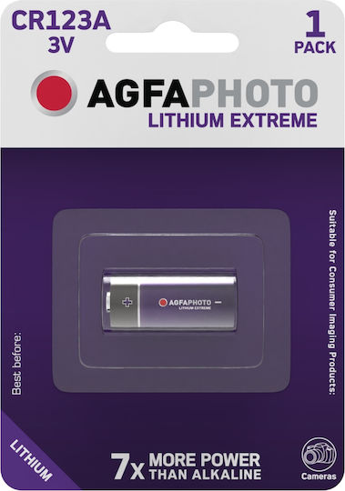 AgfaPhoto Литиева Фото Батерия CR2 3V Еднократна Употреба (Дълъг Живот) 1 бр