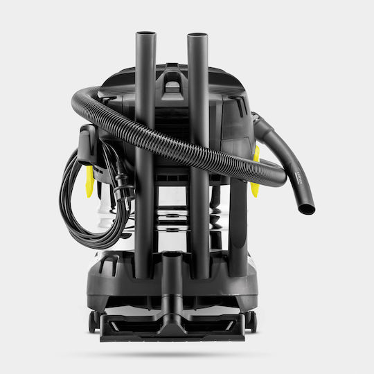 Karcher Wd 4 S Go!further Wet-Dry Vacuum 1100W with Stainless Steel Container 20L Black