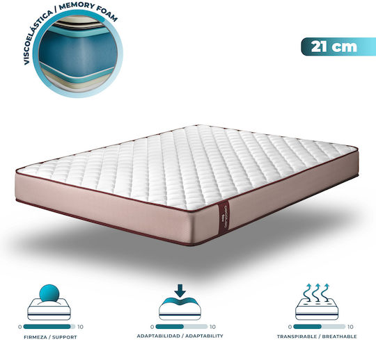 Cecotec Viscomfort Flow Purevital 1900 Doppel Matratze Memory-Schaum 150x190x21cm