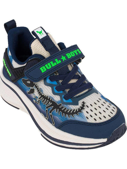 Παιδικά Sneakers Ανατομικά με Σκρατς Μπλε