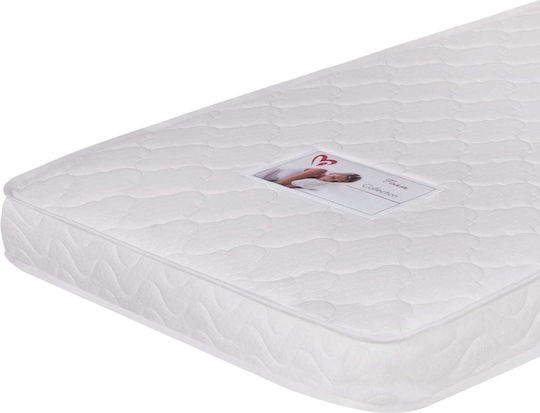 Pat Pentru Copii Clasic Single Cu Saltea Și Spațiu De Stocare Alb 90x190cm