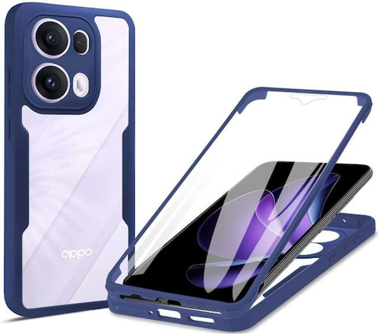 Techsuit ColorVerse 360 Vollschutz 1,25mm Blaue Handyhülle für Oppo Reno13 Pro