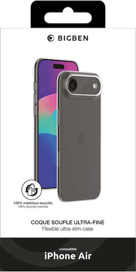 Bigben Iphone Air Flexible Ultra-slim 0.6mm Tpu Case Transparent