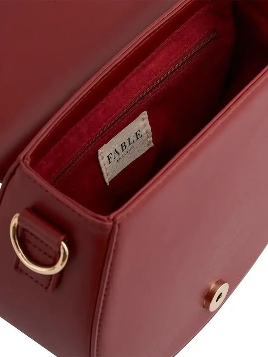 Leather Women's Bag Shoulder Burgundy