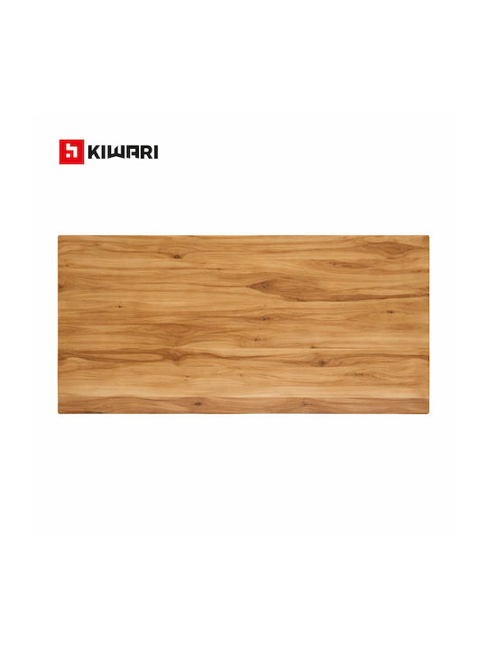 Kaffeetisch Zentral Daro aus Massivholz Schwarz M120xB60xH45cm