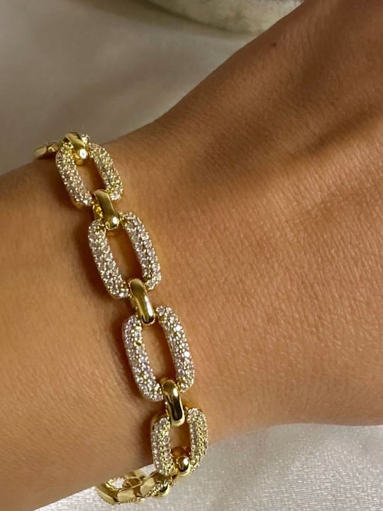 Women's Bracelet made of Steel Gold Plated