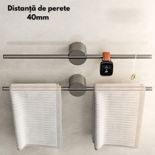 Inco Επιτοίχια με Βίδες Inox Γκρι