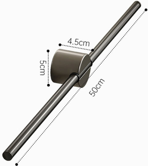Inco Επιτοίχια με Βίδες Inox Γκρι