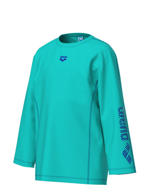 Arena Kids Swimwear Long Sleeve Shirt Turquoise