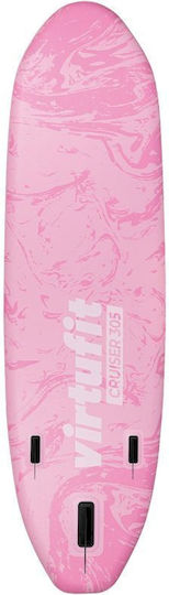Virtufit Cruiser 305 Inflatable SUP Board / Kayak with Length 3.05m Pink