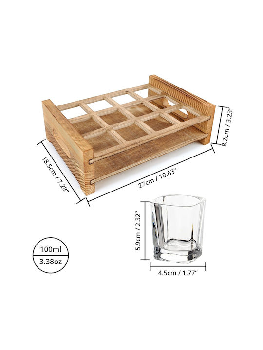 Belle Vous Shot Glasses made of Glass 60ml 12pcs