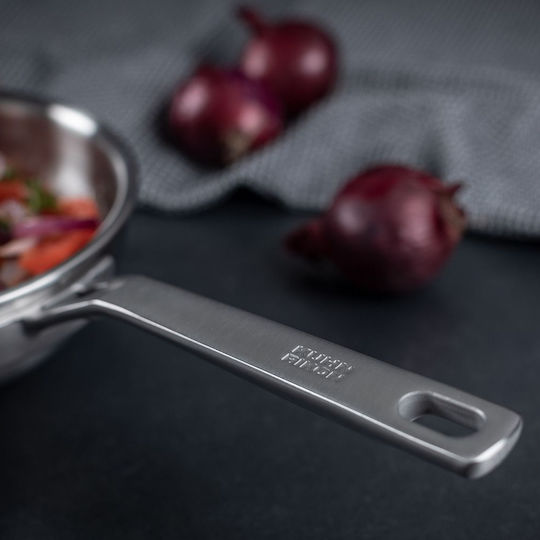Kuhn Rikon Culinary Fiveply Τηγάνι από Ανοξείδωτο Ατσάλι με Κεραμική Επίστρωση 16cm