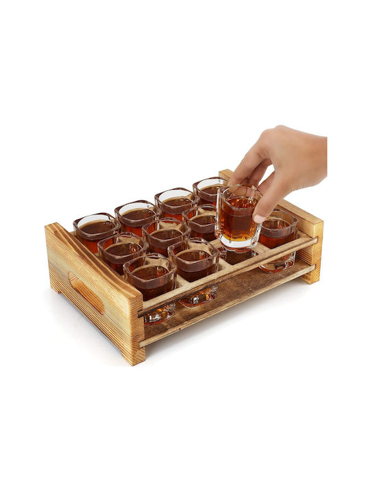 Belle Vous Shot Glasses made of Glass 60ml 12pcs
