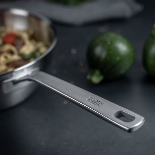 Kuhn Rikon Culinary Fiveply Pan Made of Stainless Steel with Lid with Ceramic Coating 28cm