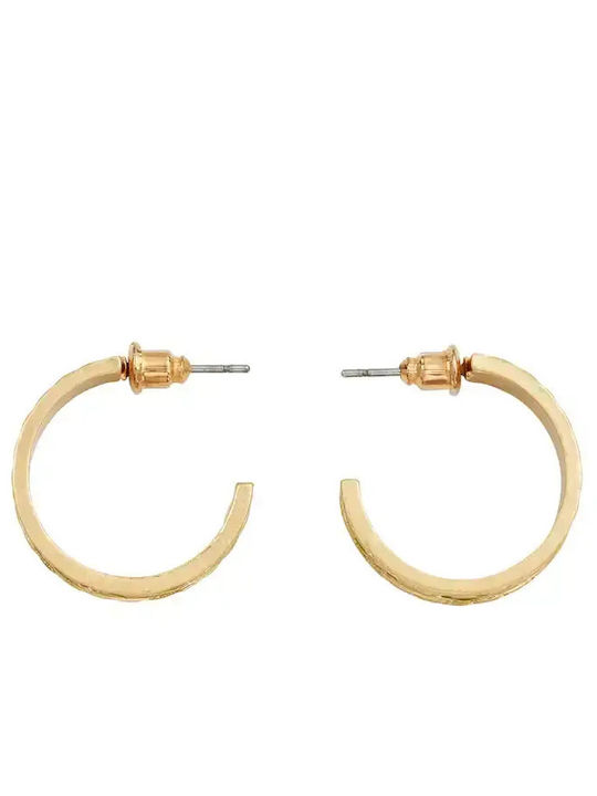 Fable Earrings Gold Plated Hoops