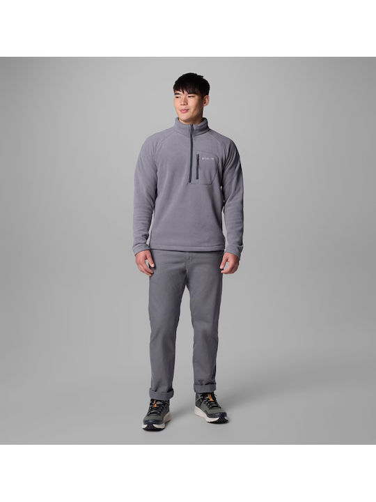 Fast Trek Iii Half Long Sleeve Athletic Blouse Gray