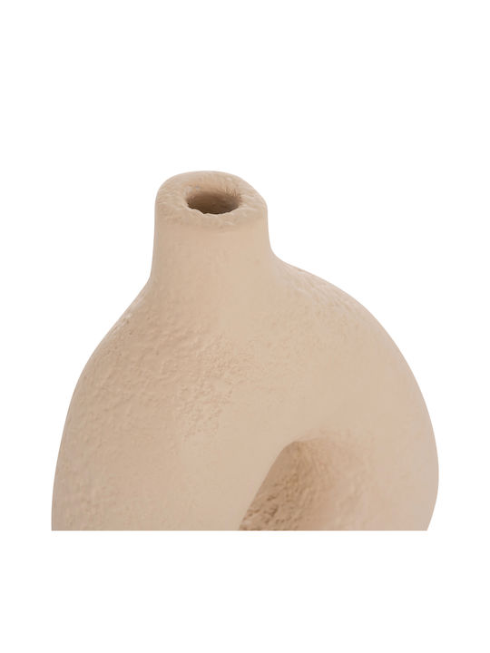 HomeMarkt Dekorative Keramikvase Decant Orange 6,5x6,5xH17cm HM4667.02M
