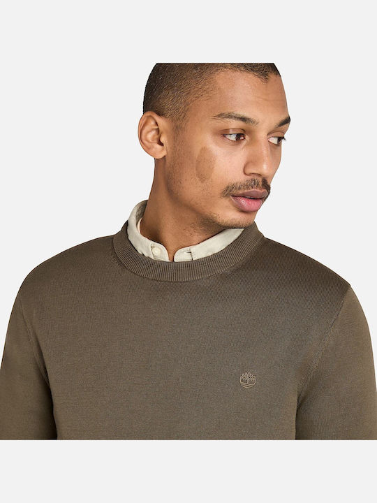 Williams River Crew Long Sleeve Green Sweater