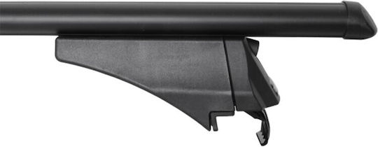 Menabo Car Roof Bars Aluminum Tiger Black 118.5 Cm Black Color Ds 7 Crossback 5 Doors 2017 Flush Or Raised Rails 2 Pieces 8590/mb Menabo Mp.8590/mb-154