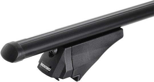 Menabo Car Roof Bars Aluminum Tiger Black 118.5 Cm Black Color Ford Kuga Ii C520 5 Doors 2012>2020 Flush Or Raised Rails 2 Pieces 8590/mb Menabo Mp.8590/mb-159
