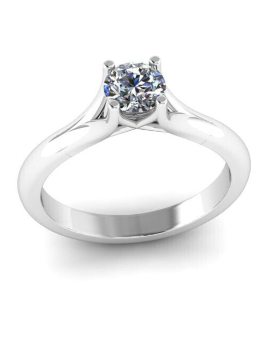 VTJ Single Stone from Silver with Diamond