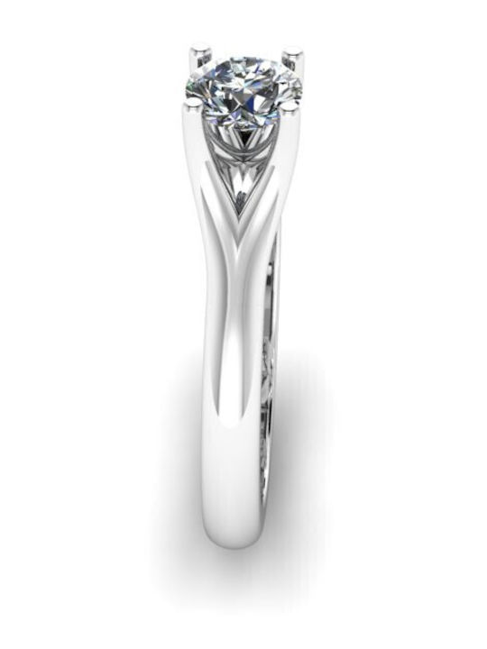VTJ Single Stone from Silver with Diamond